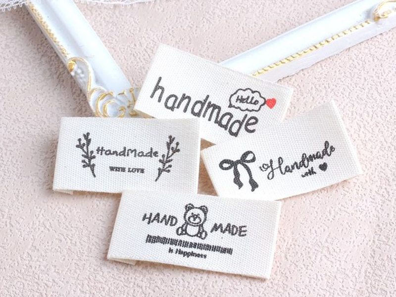 tem nhan cho do handmade